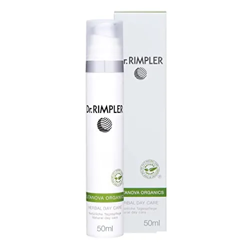 Dr. Rimpler Cutanova Organics Day Care - Natürliche Tagespflege - Tagespflege mit indigenen Pflanzenextrakten, stärkt den hauteigenen Lichtschutz und minimiert feine Fältchen. Mit Moringa-Öl für intensive Beruhigung und natürlichen Duft.