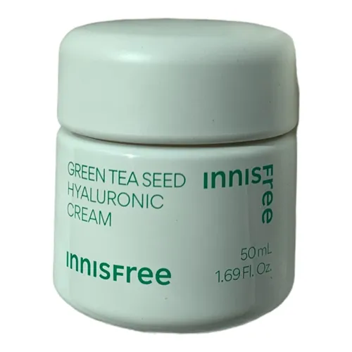 Innisfree Green Tea Seed Hyaluronic Cream 50ml - Sonstige Gesichtspflegeartikel – Intensive Feuchtigkeitsversorgung mit grünem Tee und Hyaluronsäure für pralle, gut durchfeuchtete Haut.