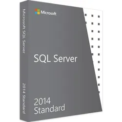 Microsoft SQL Server 2014 Standard - Zertifiziert & ESD Key - Datenbank-Software für Unternehmen, bietet hohe Verfügbarkeit, einfache Verwaltung und In-Memory OLTP für verbesserte Leistung.
