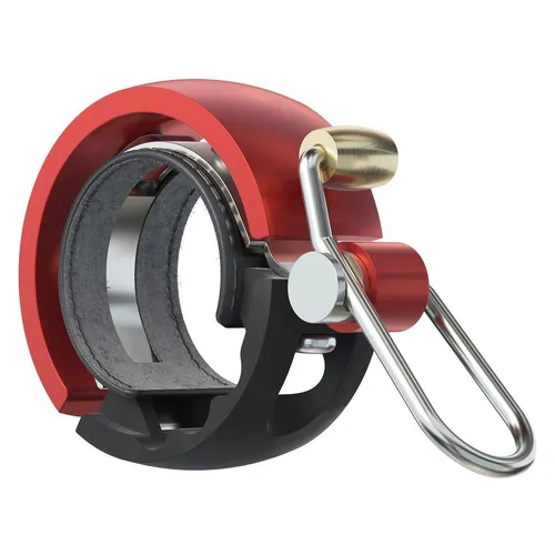 Knog Oi Luxe Fahrradklingel small - Fahrradklingel mit elegantem Design und klaren Klang, ideal für stilbewusste Radfahrer.