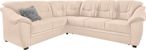 sit&more Ecksofa Savona L-Form, B: 262 cm, optional Bettfunktion, Federkern