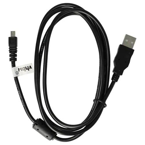 vhbw USB Kabel Datenkabel (Standard-USB Typ A) 150cm kompatibel mit Fuji/Fujifilm Kameras