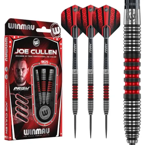 Winmau Joe Cullen 1462 Steeldarts - 21g - Steel-Dartpfeile, speziell für Joe Cullen entwickelt, bieten präzises Design und optimale Kontrolle für ambitionierte Spieler.