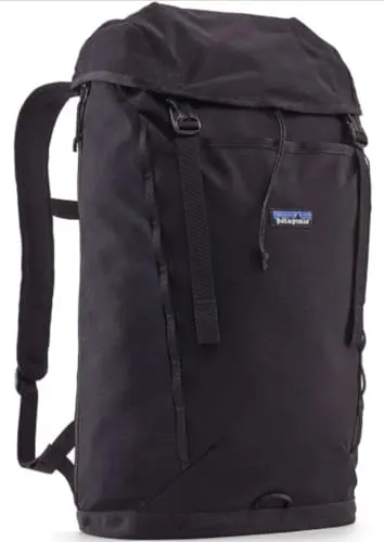 Patagonia Fieldsmith Lid Pack 48548 BLK - Rucksack-Zusatztaschen, wasserabweisend aus 100% Bio-Baumwolle mit leichtem Innenfutter und atmungsaktivem Rückenpanel für optimalen Tragekomfort.