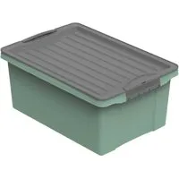 Rotho Stapelbox Compact A4 13, Grün