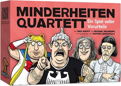 Leipziger Spiele Minderheiten Quartett - Gesellschaftsspiel ab 16 Jahren, fördert Wissen und Diskussion über gesellschaftliche Themen