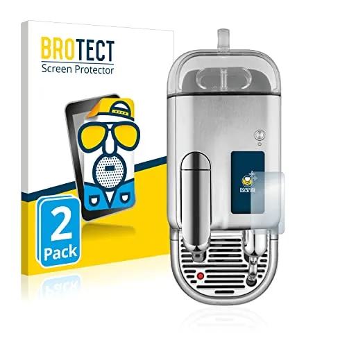 BROTECT Entspiegelungs-Schutzfolie für Sage Nespresso Creatista Pro (2 Stück) Matte Displayschutz-Folie, Anti-Reflex, Anti-Fingerprint