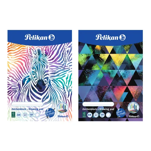 Pelikan 236782 Kunstdruckpapier Kunstdruckpapierblock 20 Blätter
