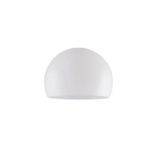 QAZQA Modern Retro Lampenschirm aus Kunststoff Opal Weiß - Kugelförmiger Lampenschirm für Hängelampen, ideal für moderne und retro Einrichtungsstile. Dimmbar für stimmungsvolles Licht.