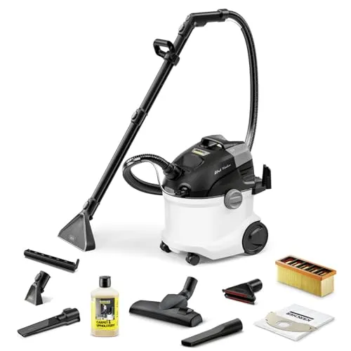 KÄRCHER SE 6 Signature Line Nass-\/Trockensauger - Nasssauger mit innovativer Kärcher Sprühextraktions-Technologie für beste Reinigungsergebnisse, ideal für Familien und Allergiker, inklusive umfangreichem Zubehör im attraktiven Design.