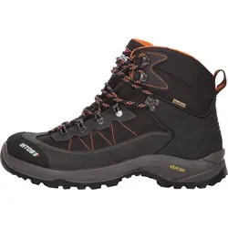 Lytos Outdoor Stiefelette 'Braies Jab Tec 1' schwarz/orange für Herren - Sportliche Outdoor Stiefelette aus robustem Kunstleder und atmungsaktivem Nylon. Mit komfortabler Einlegesohle und griffiger Gummi-Laufsohle für besten Halt und Tragekomfort.