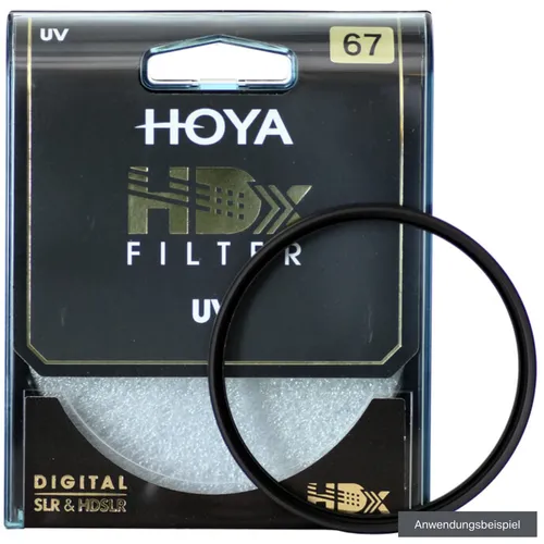 Hoya HDX UV 72mm Filter - Objektivfilter mit 72mm Durchmesser, schützt das Objektiv vor Kratzern und verbessert die Bildqualität durch Reduzierung von UV-Licht.