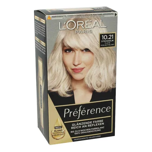 L´Oreal Preference 10.21 Stockholm Platin Perlmuttblond