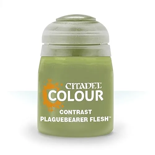 Games Workshop Citadel Pot de Peinture – Kontrast Plaguebearer Flesh (18 ml)
