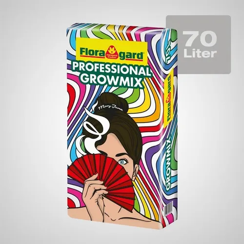 Floragard Professional Growmix 70L - Universalerde für Indoor-Garten - Hochwertige Universalerde mit Perlite und Trichoderma für optimales Pflanzenwachstum. Ideal für Indoor-Gärtner, die auf Qualität setzen.