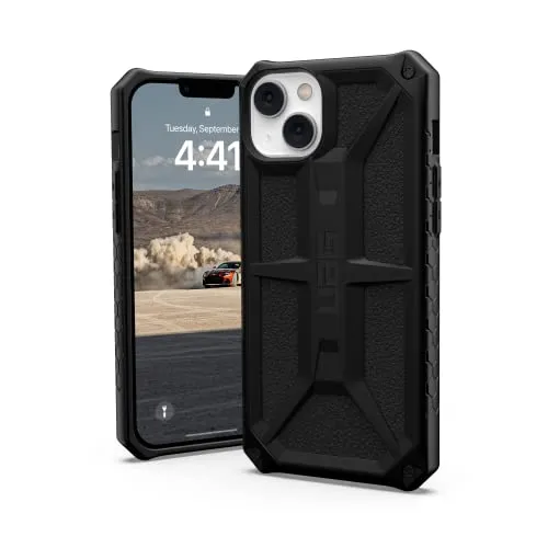 Urban Armor Gear UAG Monarch Schutzhülle für iPhone 14 Plus - Standard Handyhüllen mit 5-Schichten Schutz nach Militärstandard, kabellos ladbar und ideal gegen Stöße und Kratzer.