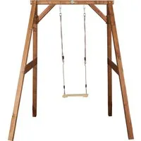 Einzelschaukel axi Swing Holz braun - Hochwertige Holzschaukel in elegantem Braun, ideal für den Garten und sorgt für stundenlangen Spielspaß.
