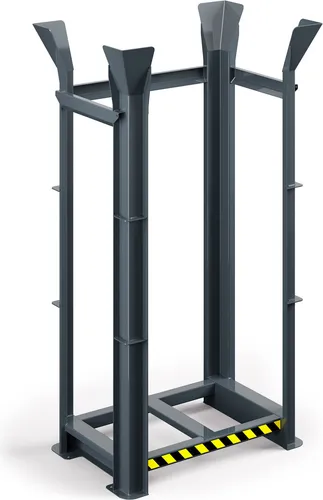 RR Industrietechnik Paletten Richtgestell RRG-15 - Effiziente Palettenlagerung - Transportroller für leere Europaletten, mit innovativer „Trichter“-Befüllung für müheloses Stapeln und maximale Effizienz ohne zusätzliche Technik.