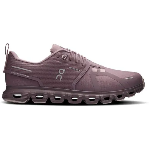 On Cloud 6 Waterproof Damen Freizeitschuhe - Grau - US Größe 6,5 - Robuste Damen Freizeitschuhe mit wasserdichtem Obermaterial aus recyceltem Polyester. Ideal für jedes Wetter und den ganzen Tag bequem. Perfekt für aktive Freizeitgestaltung.