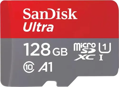 SanDisk Ultra microSDXC 128GB - 2 Pack mit SD Adapter - Speicherkarten mit 140MB/s, A1, Class 10, UHS-I für schnelle App-Leistung und hohe Kapazität, ideal für Smartphones und Kameras.