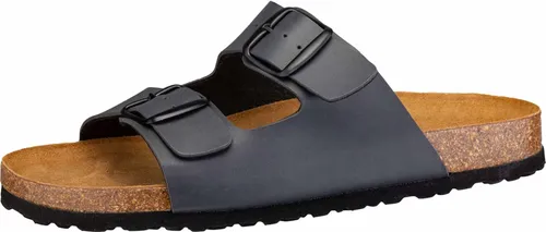 Lico Herren Bioline Man Flache Hausschuhe 49 anthrazit - Wanderschuhe mit verstellbaren Schnallen, ideal für optimalen Komfort und Dämpfung durch die aktive EVA-Laufsohle.