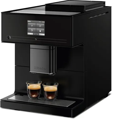 Miele Kaffeevollautomat CM 7750 125 Edition schwarz - Kaffeevollautomat mit 540 g Bohnenbehälter, bietet eine Vielzahl an Getränken wie Cappuccino und Latte Macchiato, ideal für Kaffeeliebhaber.