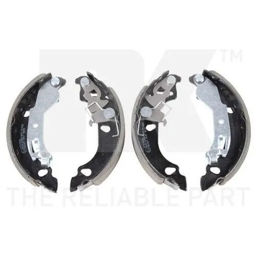 Bremsbacken Satz Neu NK für Fiat Panda Kasten/Schrägheck 169 - Bremsbackensatz für Trommelbremse, optimaler Halt und Sicherheit mit hoher Qualität von NK, ideal für die Hinterachse.