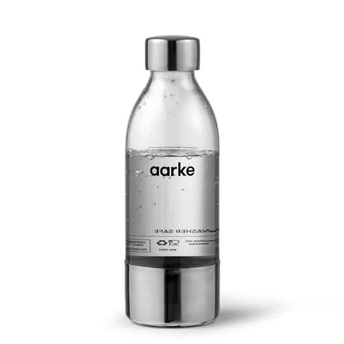Zubehör aarke Bouteille Pet 650 Ml - Praktische 650 ml PET-Flasche für Ihren Trinkwassersprudler, leicht und ideal für unterwegs.