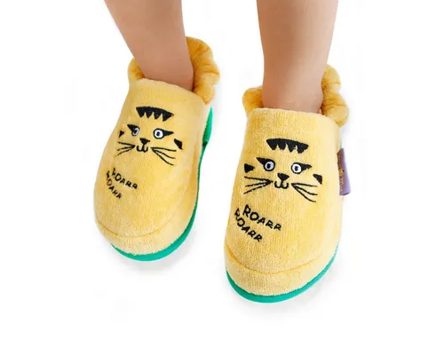 MILK&MOO Milk&Moo Skater Cheetah Kinderhauspantoffeln Hausschuh