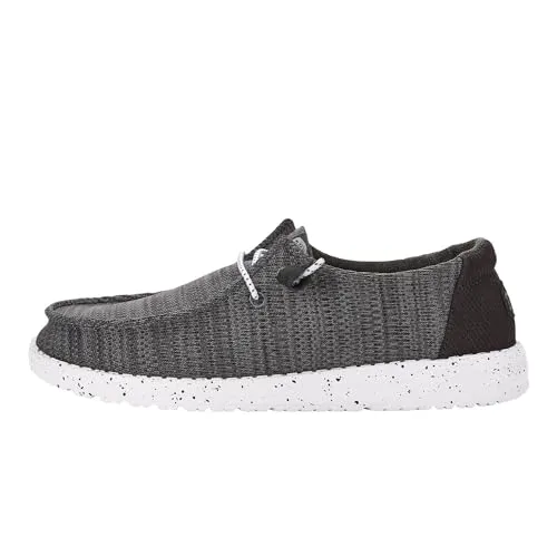 HEYDUDE Women Wendy Sport Mesh Black Casual Moccasin 39 EU