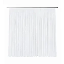 Fertigstore Weiß, 600x245 cm - Elegante Gardine für Ihr Zuhause - Dieser elegante Fertigstore in Weiß (600 x 245 cm) sorgt für einen modischen Akzent in Ihrem Raum. Dank der transparenten Voile-Oberfläche schaffen Sie eine lichtdurchflutete Atmosphäre. Einfach zu befestigen und pflegeleicht!
