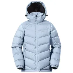 Bergans Daunenjacke für Kinder in Hellblau, Größe 164 - Wärmende Bergans Daunenjacke in Hellblau für Kinder, Größe 164. Mit verstellbarer Kapuze und elastischen Ärmelabschlüssen ideal für kühle Tage. Praktische Reißverschlusstaschen bieten Platz für kleine Dinge.