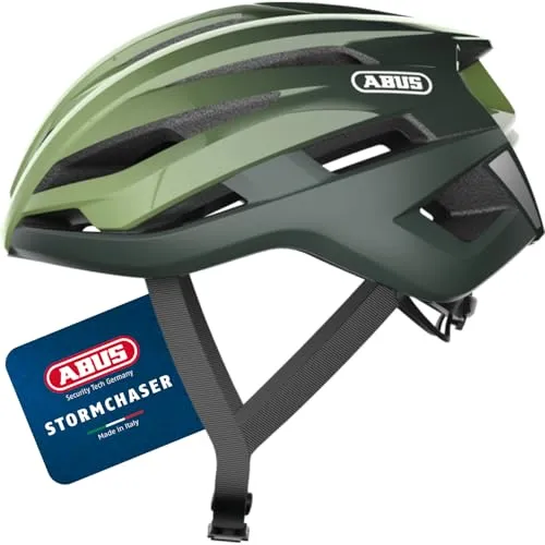 ABUS Rennradhelm StormChaser - Leichter und komfortabler Helm für Radsport - Sicher und leicht: Der ABUS StormChaser bietet eine individuelle Passform mit Zoom Ace Justier-System und optimale Belüftung für angenehmen Tragekomfort beim Radfahren.