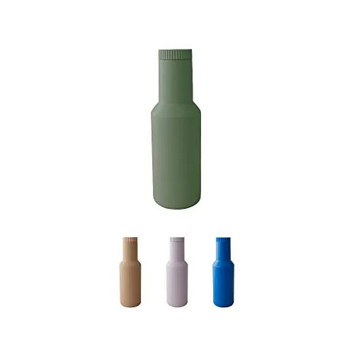 Design Letters Thermokaraffe "Tube" in Grün - 1 l, Damen - Thermobehälter in stylischem Grün, ideal für heiße und kalte Getränke. Mit hervorragenden Isoliereigenschaften und spülmaschinenfestem Design.