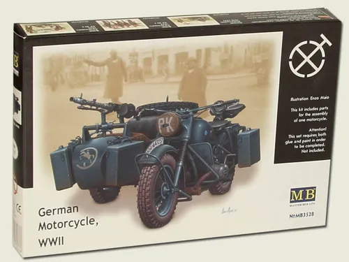 German Motorcycle WWII / 1:35 - Masterbox 3528