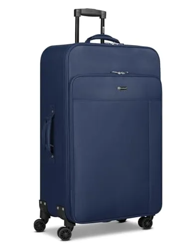 CHECK.IN® Weichgepäck-Trolley Sevilla 2.0 – 4 Rollen, sicher und stylish - Koffer aus robustem Polyester mit 4 geschmeidigen Rollen für müheloses Reisen. Ausgestattet mit Zahlenschloss und praktischen Außentaschen für schnellen Zugriff auf wichtige Dinge.