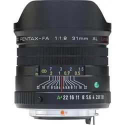 Pentax SMC 31mm 1:1,8 AL FA Limited schwarz - Kamera- & Video-Objektive, hochwertiges Universalobjektiv für analoge und digitale Pentax-Kameras mit exzellenter Lichtstärke.