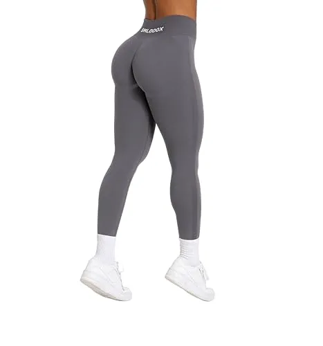 Smilodox Leggings Cetrina - Push Up Scrunch Leggings für Fitness und Alltag - Hochwertige, atmungsaktive Leggings mit hohem Bund und Scrunch-Design, ideal für Gym und Yoga. Bietet perfekten Sitz und Bewegungsfreiheit in der Größe S.