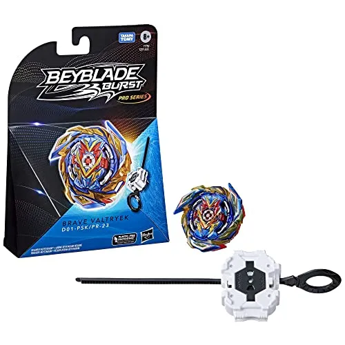 Beyblade Burst Pro Series Brave Valtryek Starter-Pack - Erlebe spannende Kämpfe mit dem Brave Valtryek Kreisel! Dieses Set bietet authentisches Design und hochwertige Komponenten für actionreiche Duelle. Perfekt für Kinder ab 8 Jahren.