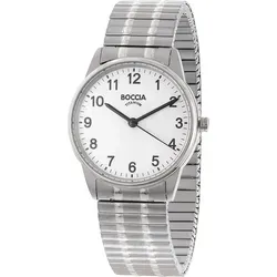 Boccia 3369-01 Damenarmbanduhr Titan mit Zugband - Elegant und Praktisch - Stilvolle Damenarmbanduhr aus Titan mit gut ablesbarem Zifferblatt. Das elastische Zugband sorgt für hohen Tragekomfort und eine perfekte Anpassung an jedes Handgelenk. Ideal für den täglichen Einsatz!