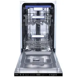 Heinner HDW-BIM45710AD+++ Einbau-Geschirrspüler 10 Maßgedecke - Vollintegrierter Geschirrspüler mit 7 Programmen und Auto-Smart-Programm für optimale Reinigung. Ideal für kleine Küchen mit nur 45 cm Breite und innovativer Auto Door Opening-Funktion.