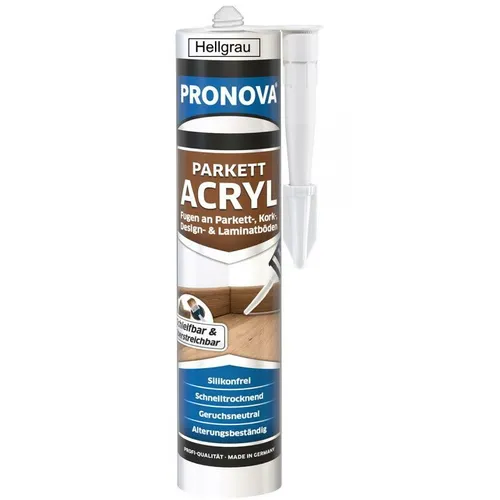 Pronova Parkett Acryl Versieglungsdichtstoff 300 ml - Hellgrau