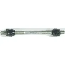 Pieper Vorderradachse M9X1 141 mm - Hochwertige Vorderradachse für Fahrräder, 141 mm lang, inklusive Kugelringen, Nasenscheiben und Konen. Ideal für präzise Einstellungen und zuverlässige Leistung im Alltag.