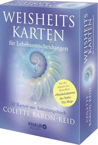 Weisheitskarten für Lebensentscheidungen: 52 inspirierende Karten mit Anleitungsbuch - Unterhaltungsliteratur, fördert persönliche Reflexion und unterstützt bei wichtigen Lebensentscheidungen mit praktischen Anleitungen.