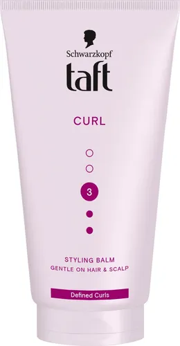 Taft Curl 3 Styling Balm für Locken 150ml - Definierte, flexible Locken mit Taft CURL Styling Balm - Bekämpft Frizz und sorgt für langanhaltenden Halt. Mit pflegender Sheabutter für geschmeidige Wellen. Ideal für den täglichen Gebrauch!
