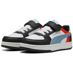 Puma Caven 2.0 Block AC+ PS Sneakers Kinder - Stylische Kinder-Sneaker mit Klettverschluss für einfaches An- und Ausziehen. Robustes Kunstleder und komfortable SoftFoam+ Einlegesohle sorgen für hohen Tragekomfort. Ideal für aktive Kids!