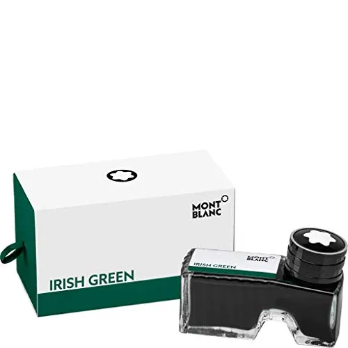 MONTBLANC Tintenfass Irish Green 106273 – Hochwertige Tinte Irisches Grün im Tintenglas 60ml