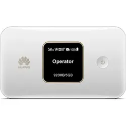 HUAWEI Mobile WiFi E5785 - Mobiler Hotspot in Weiß - Router mit schnellem 4G LTE, ideal für unterwegs und ermöglicht bis zu 16 Geräte gleichzeitig zu verbinden.