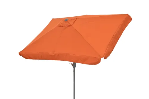 Merxx Sonnenschirm 200 x 300 cm terracotta - Sonnenschirm mit 6 Spanten und Kurbel, UV 50+ Schutz, perfekt für Garten oder Terrasse, abknickbar für flexiblen Schatten.