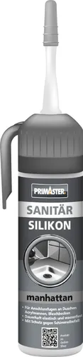 Primaster Sanitär Silikon manhattan 100 ml Anwendung ohne Kartuschen-Pistole